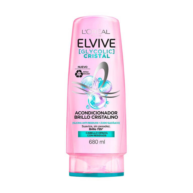 Acondicionador Elvive Glycolic Crystal Envase 680 mL