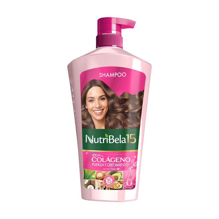 Shampoo Nutribela Sérum de Colágeno Envase 750 mL