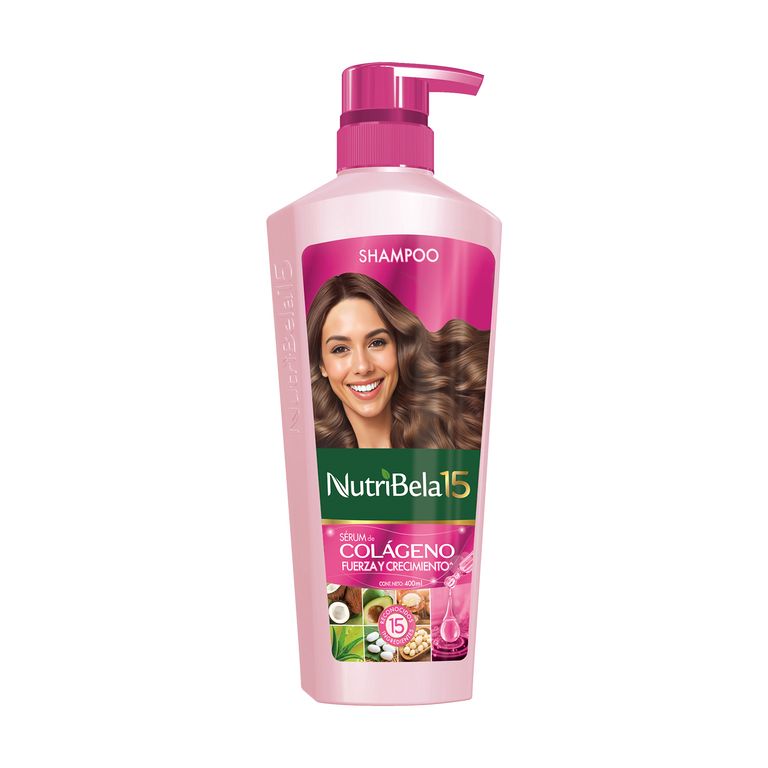 Shampoo Nutribela Sérum de Colágeno Envase 400 mL