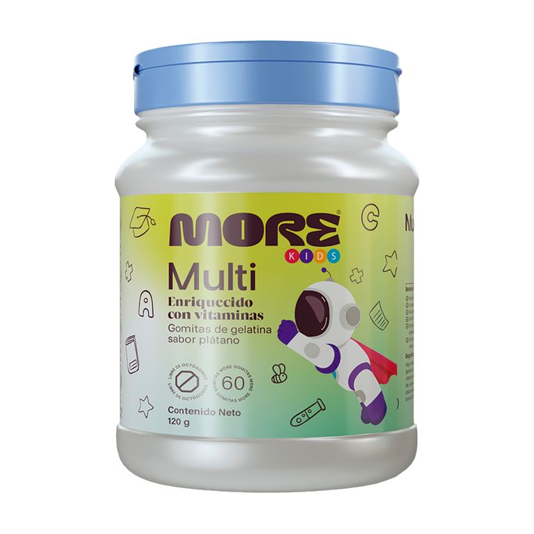 Gomitas Multivitamínicas Multi More Kids Envase 60 Und