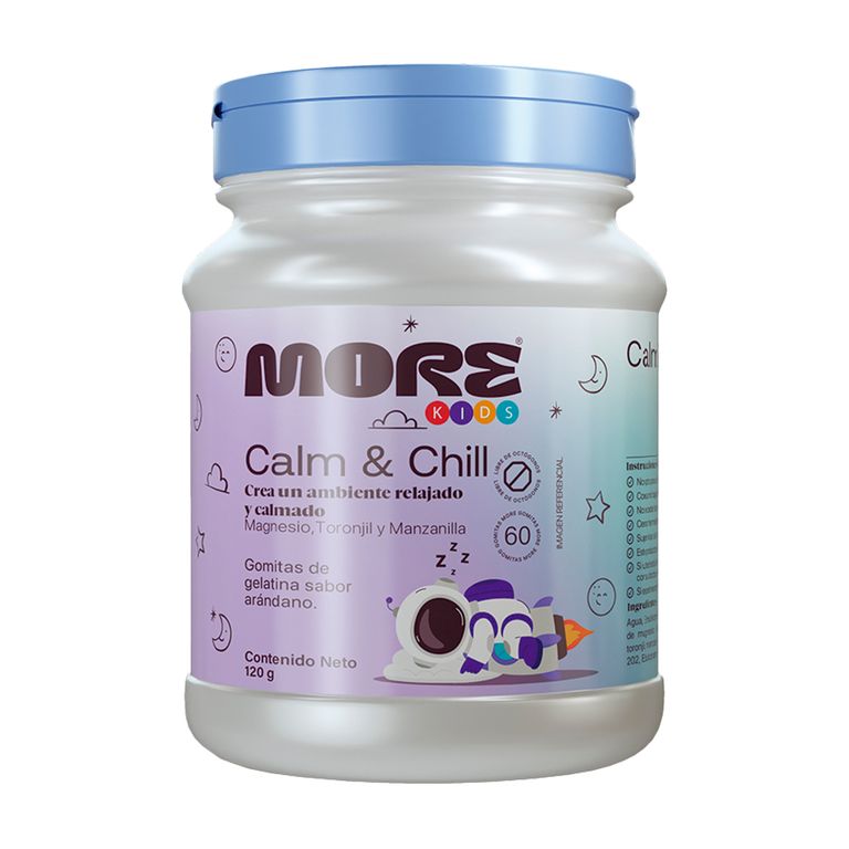 Gomitas para Niños More Calm Chill Envase 60 g