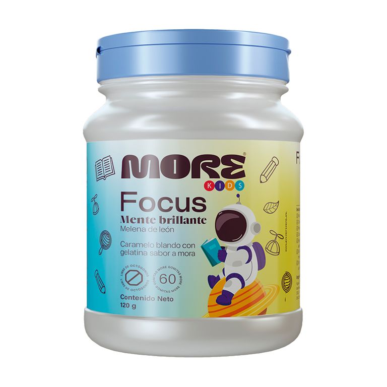 Gomitas para Niños More Focus Envase 60 Und
