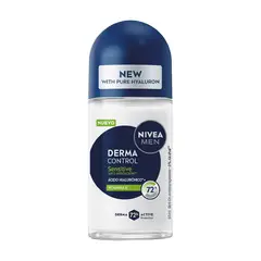 NIVEA - Antitranspirante Roll On Nivea Derma Control Sensitive Envase 50 mL