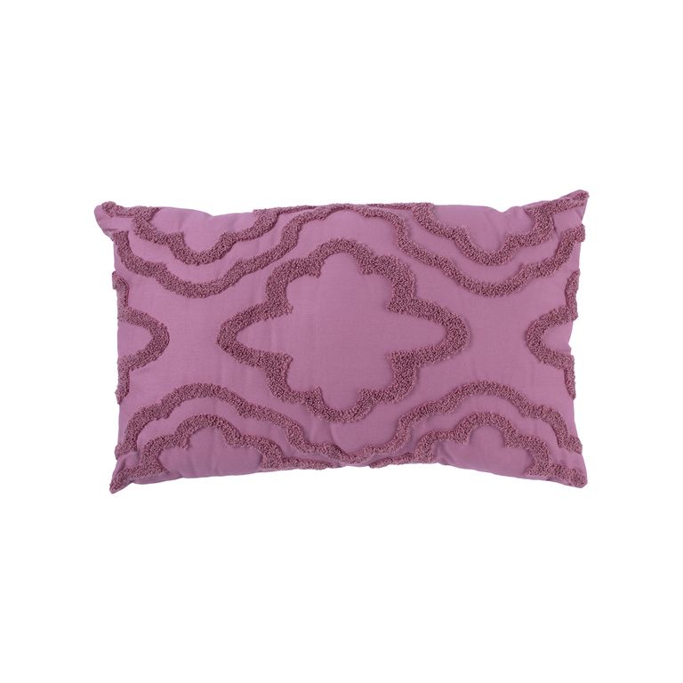 COJIN DECO RELIEVE 30X50 BERRY