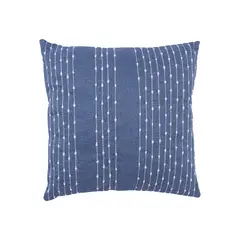 CASA JOVEN - Cojín Deco Stripes 40x40 Lt Navy