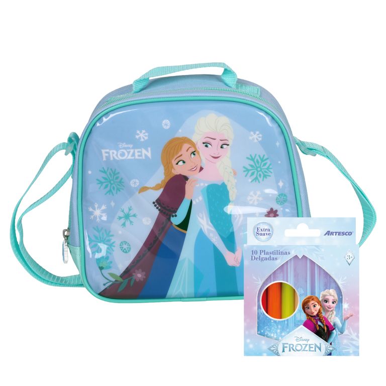 Lonchera Promocional + Plastilina Frozen 2026