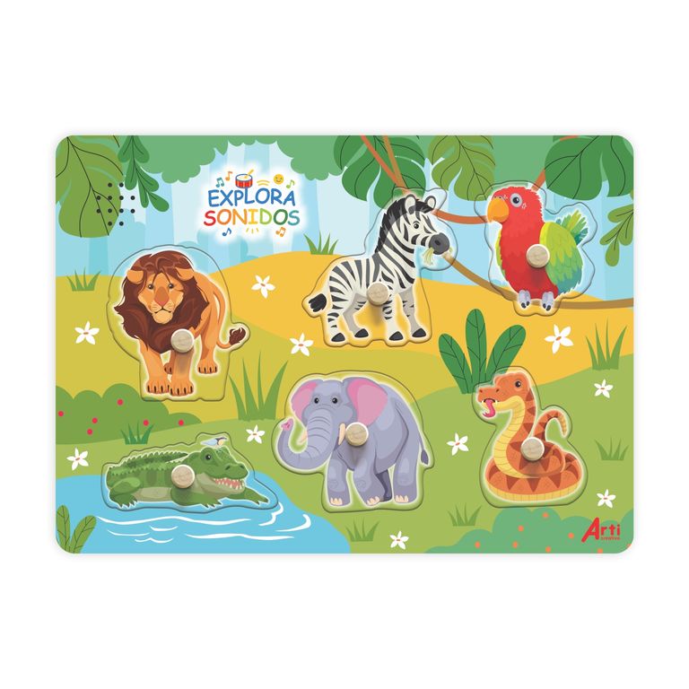 Juego de Encaje Musical La Jungla