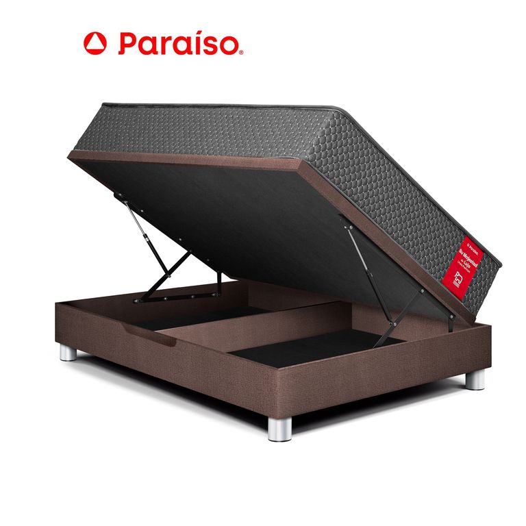 CAMA BOXET SU MAJESTAD 1.5 PLAZAS CHOC