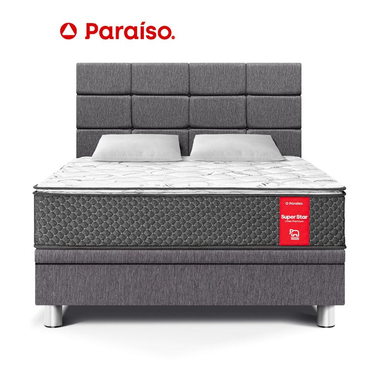Dormitorio Boxet Blocks Super Star 2 Plz Gris