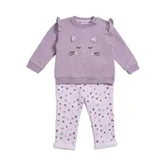 REDWOOD - Conjunto Fleece 2 Piezas Bebe Niña Redwood