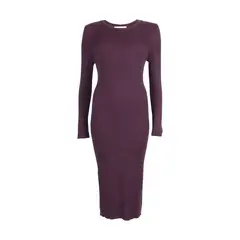 REDWOOD - Vestido Largo Tejido Mujer Redwood