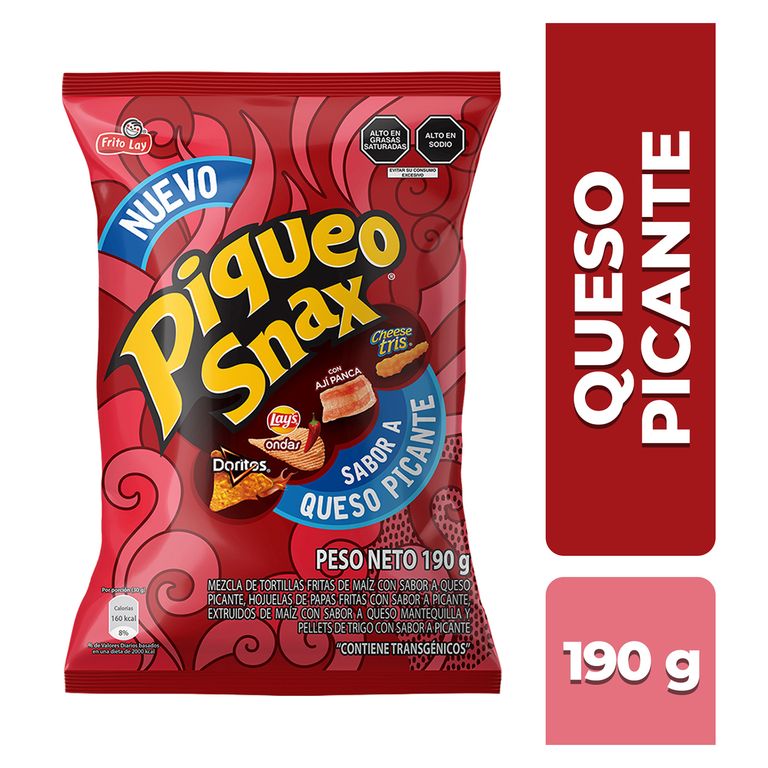 Snack Piqueo Snax Picante Bolsa 190 g