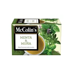 MC COLINS - Infusión Menta Muña Mc Colins Caja 25 Sobres