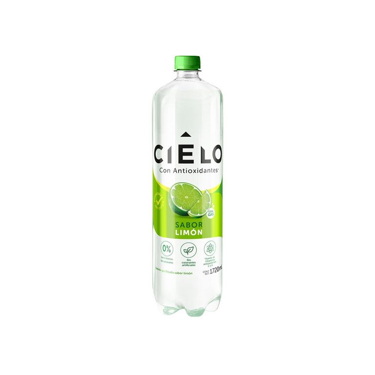 Agua Saborizada Cielo Limón Botella 1.72 L