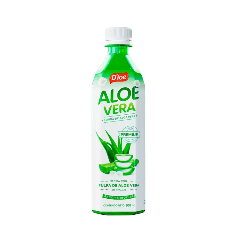 Bebida de Aloe Vera D Loe Botella 500 mL