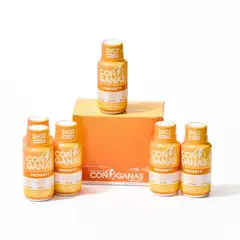 CON GANAS - Shot Preparty Naranja Con Ganas Sixpack Botella 90 mL