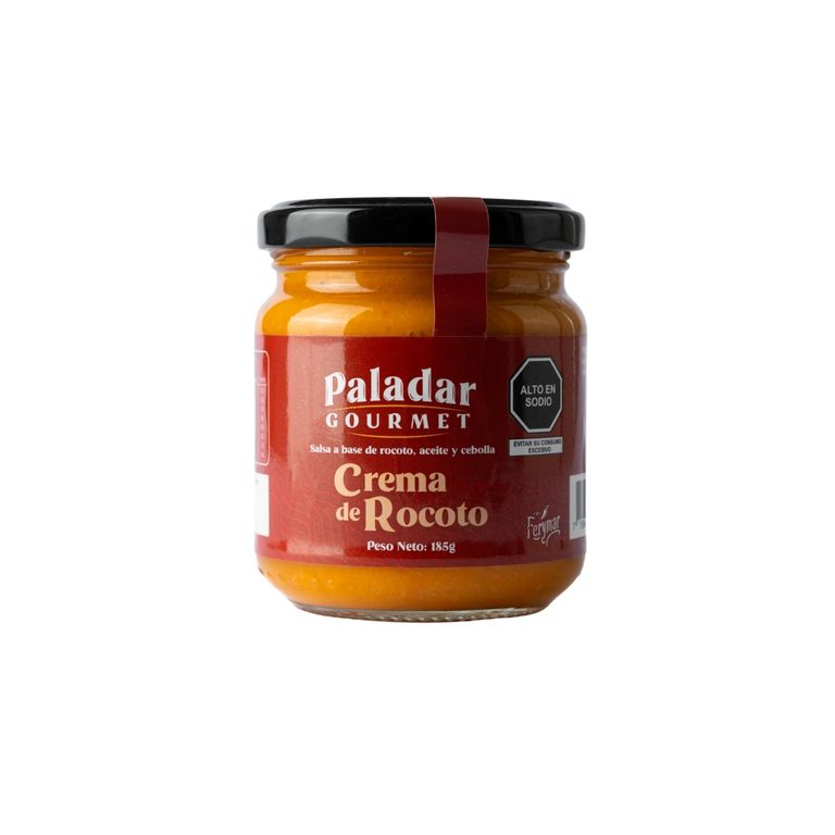 Crema de Rocoto Paladar Gourmet Envase 185 g