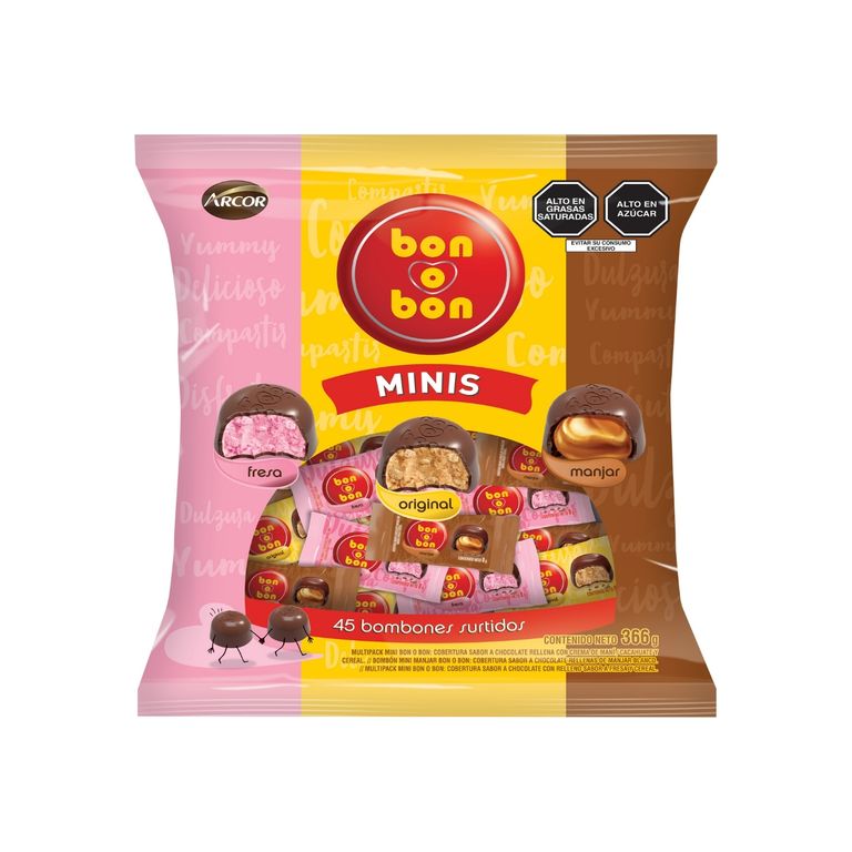 Bombones Trisabor Bon o Bon Multipack Bolsa 366 g
