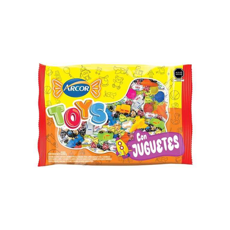 Caramelos con Juguetes Bolsón Arcor Bolsa 550 g