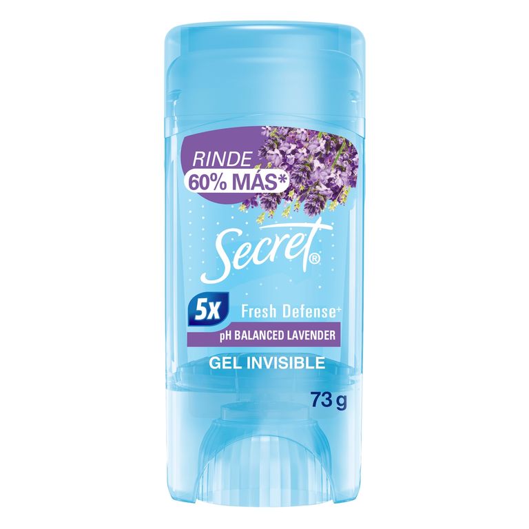 Desodorante en Gel Secret Lavanda Envase 73 g