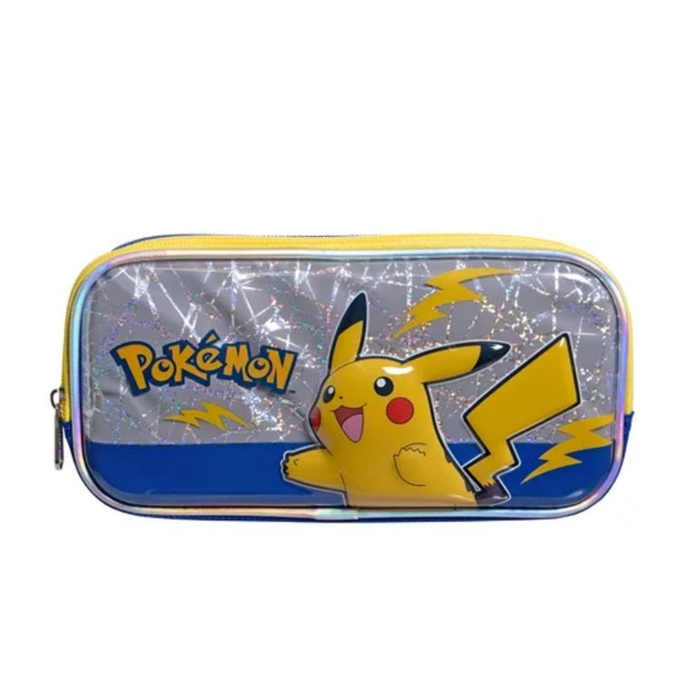 Cartuchera Azul Pokémon Pikachu Premium