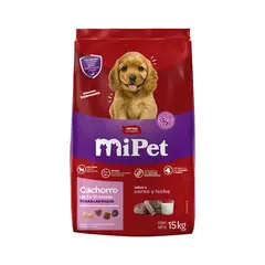 TOTTUS - Alimento Seco Cachorros MiPet Tottus Carne y Leche Bolsa 15 Kg