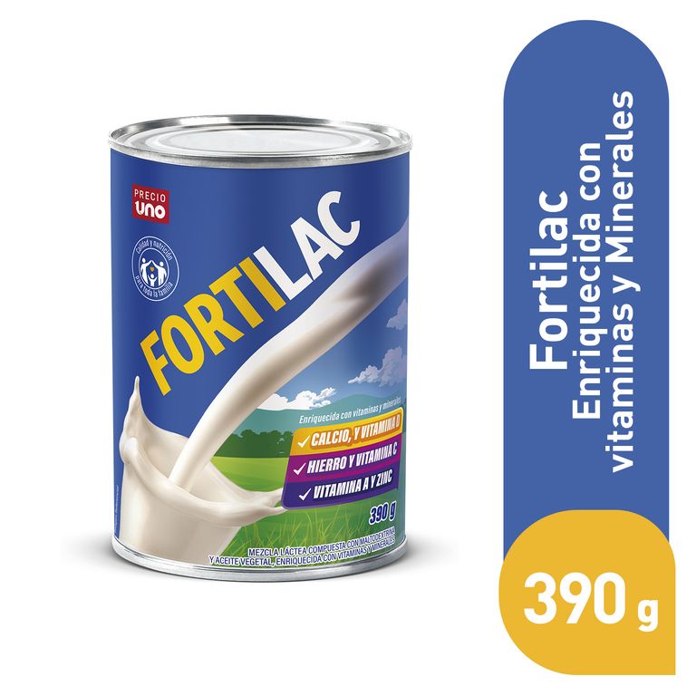 Mezcla Láctea Fortilac Precio Uno Lata 390 g