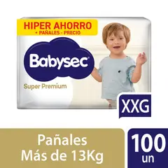BABYSEC - Pañales Babysec Super Premium Talla XXG Empaque 100 Und