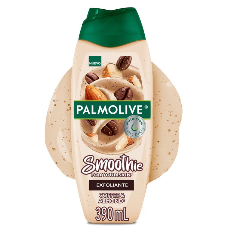 Jabón Liquido Corporal Palmolive Café y Aceite de Almendras Envase 390 mL