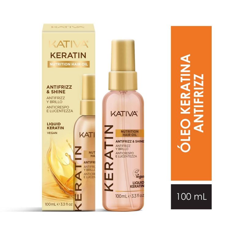 Oleo Premium Nutritivo Kativa Keratina Botella 100 mL
