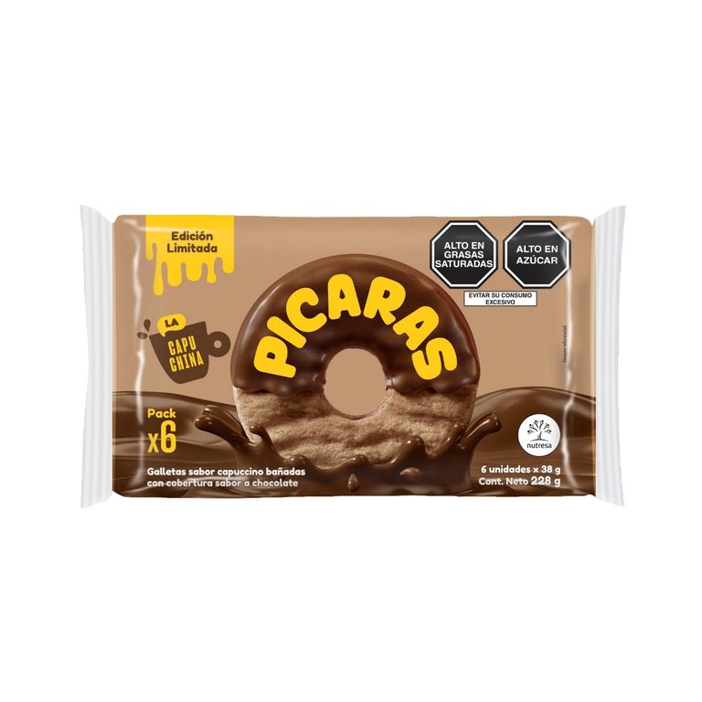 Galletas Picaras La Capuchina Sixpack 228 g