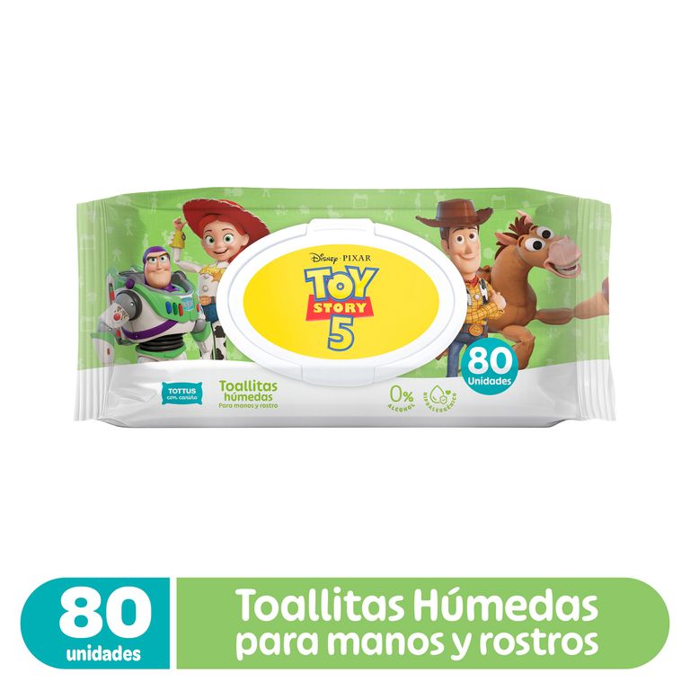 Toallitas Húmedas Toy Story Tottus Empaque 80 Und