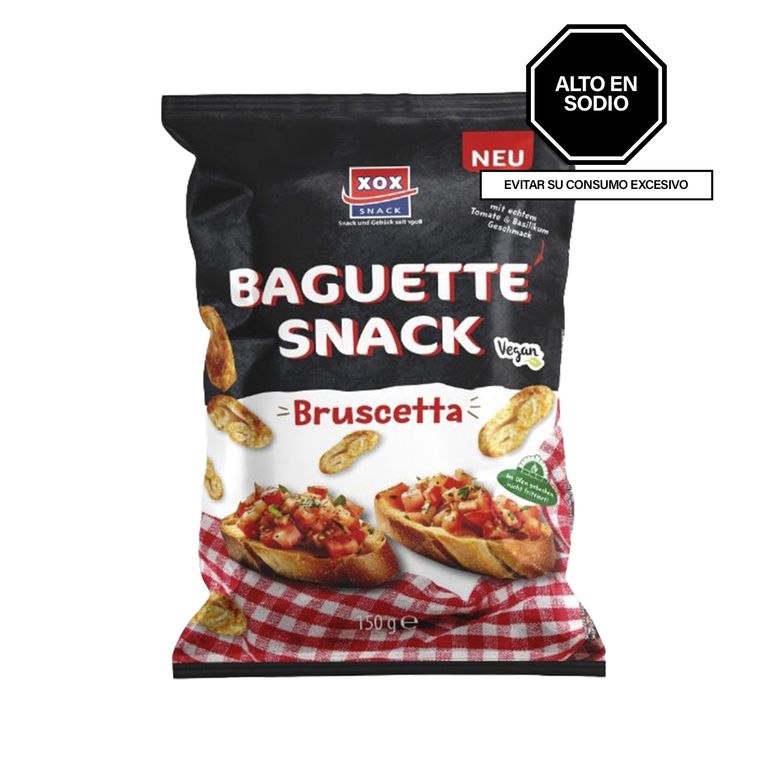 Snack Baguette Bruschetta Xox Bolsa 150 g