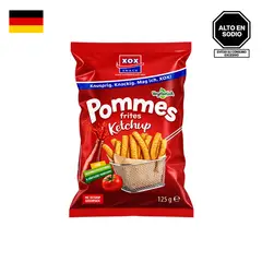 XOX - Papas Fritas Sabor Ketchup Xox  Bolsa 125 g