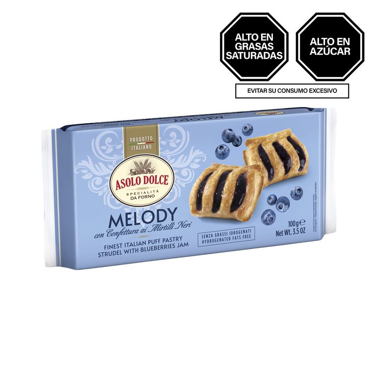 Melody con Arándanos Asolo Dolce Empaque 100 g
