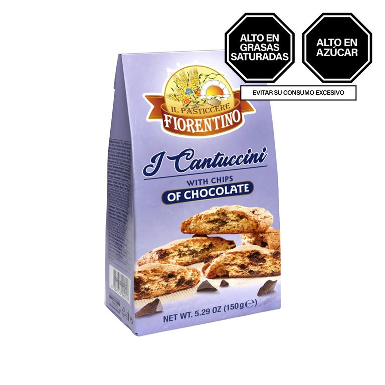 Cantuccini de Chocolate Il Pasticcere Fiorentino Bolsa 150 g