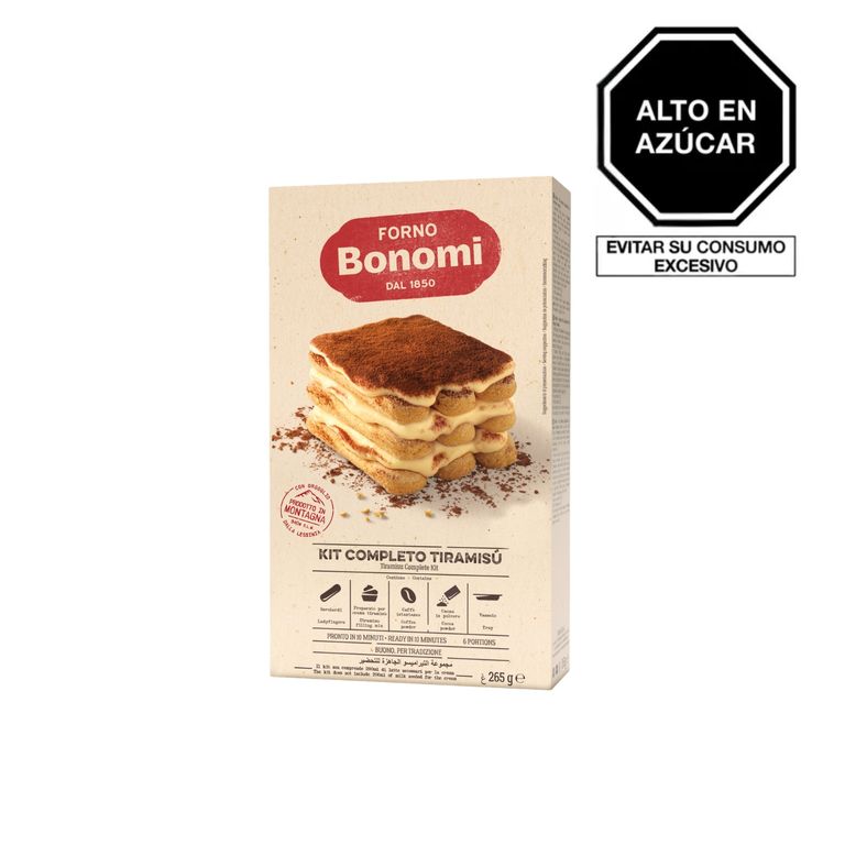 Kit para Tiramisú Forno Bonomi Empaque 265 g