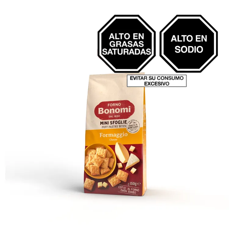 Mini Sfoglie de Queso Forno Bonomi Empaque 150 g