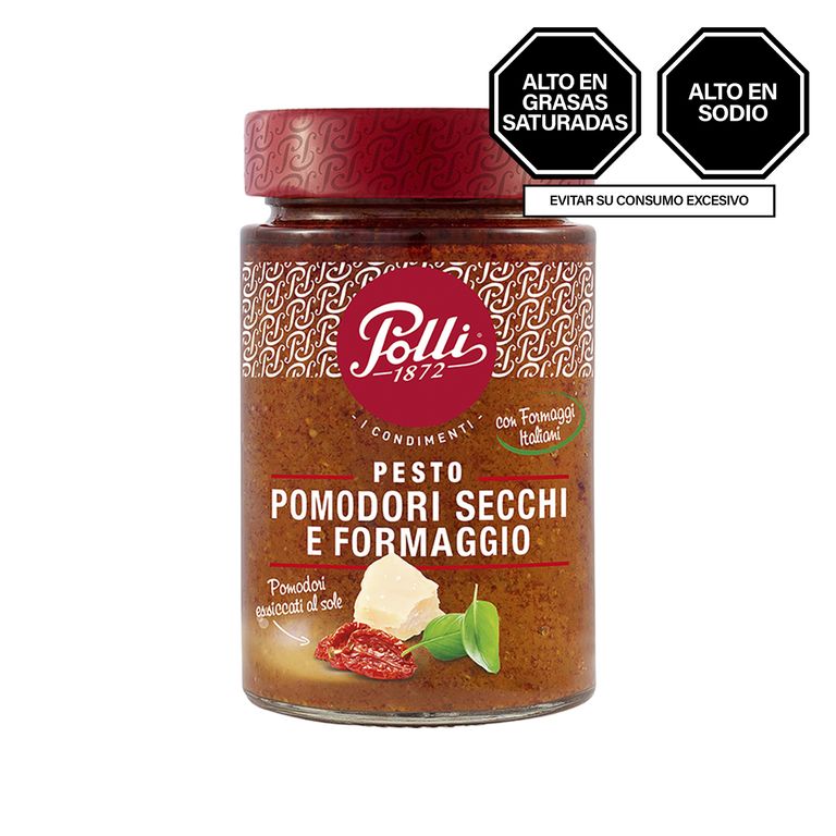 Pesto Rojo con Tomates y Queso Polli Pote 190 g