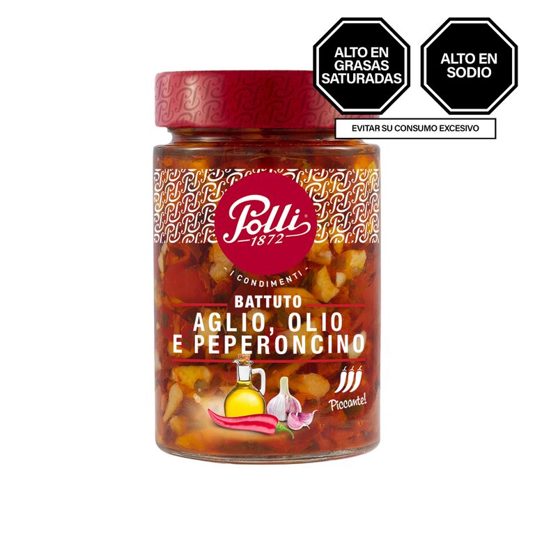 Condimento de Ajo y Peperoncino Polli Pote 190 g