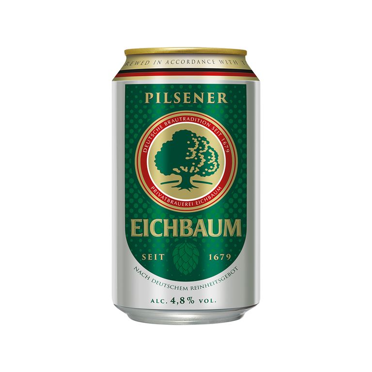 Cerveza Pilsener Premium Eichbaum Lata 330 mL