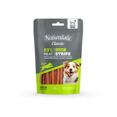 NATURALISTIC - Snack para Perros Naturalistic Pato Strips Bolsa 100 g