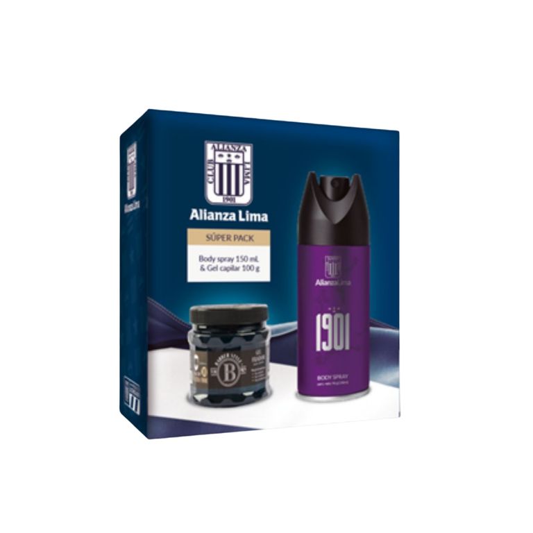 Pack Alianza Lima Body Spray 150 mL + Gel Capilar 100 g