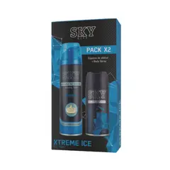 SKY CITY - Pack Sky City Xtreme Ice Espuma de Afeitar 200 mL + Body Spray 150 mL