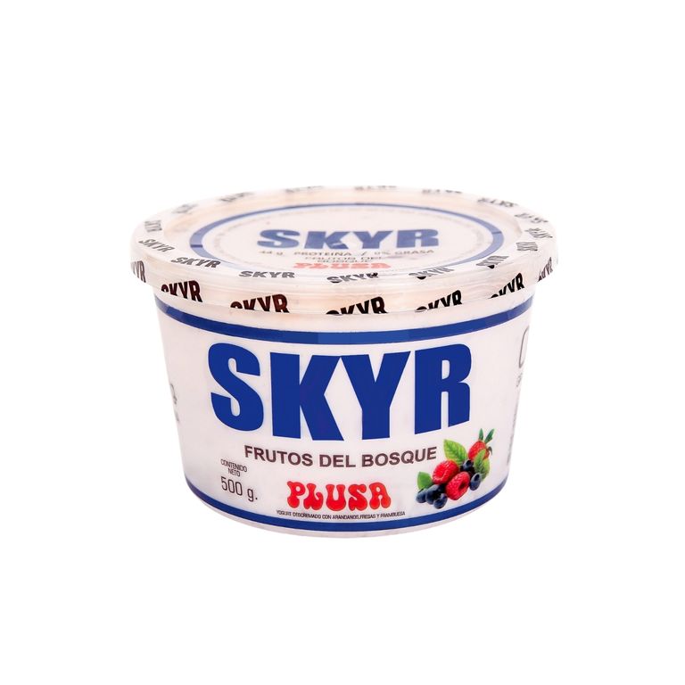 Yogurt Plusa Skyr Frutos del Bosque Envase 500 g