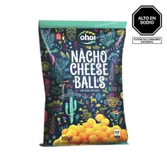 OHO - Bolitas de Queso Sabor Nacho Oho Bolsa 200 g