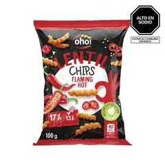 OHO - Chips de Lenteja Picante Extra Oho Bolsa 100 g
