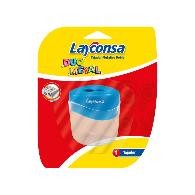 Tajador Metálico Doble con Depósito Layconsa