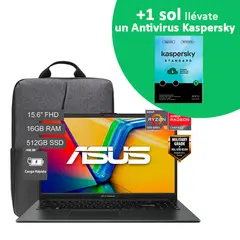 ASUS - Laptop ASUS Vivobook Go 15 R5 7520U 512GB 16GB