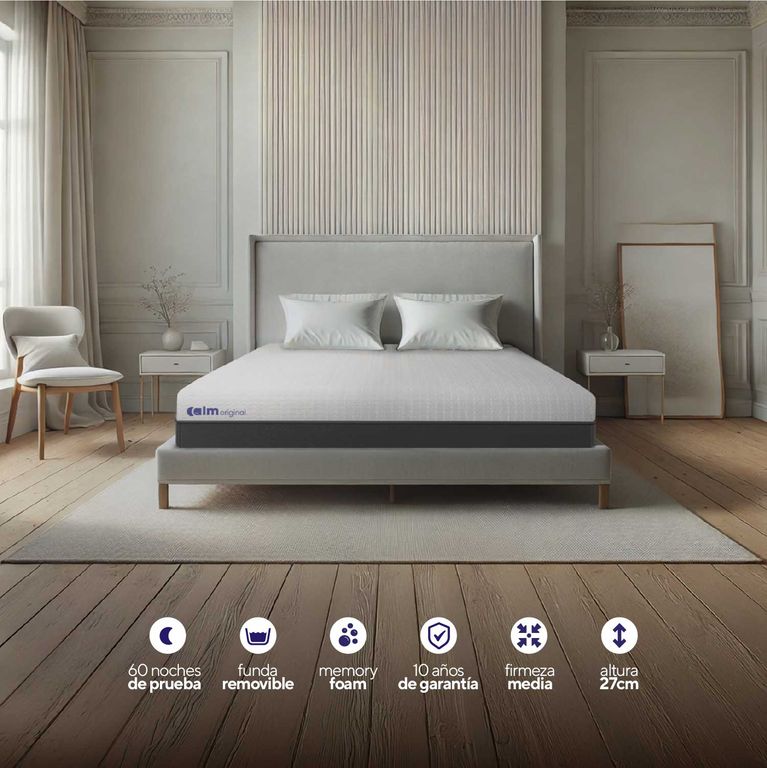 COLCHON CALM ORIGINAL MEMORY FOAM 2PLZ